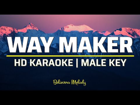 WAY MAKER | Karaoke - Male Key