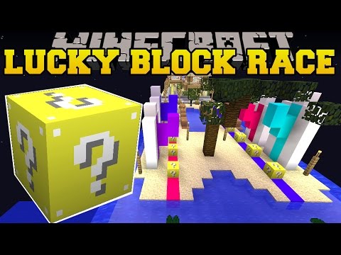 Minecraft: TROPICAL VACATION LUCKY BLOCK RACE - Lucky Block Mod - Modded Mini-Game