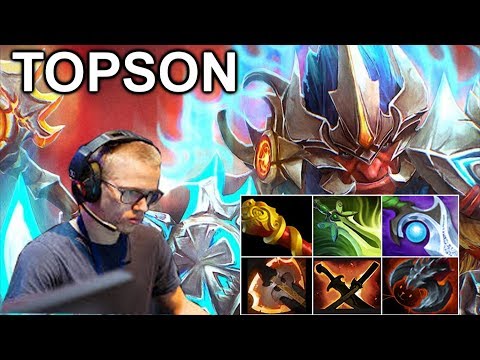 TOPSON Full Slotted Troll Warlord Mid Lane 7.20e