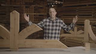 Rustic Timber Gable Brackets