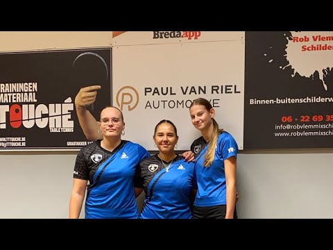 Eredivisie Dames: TTV Belcrum - TTV Hilversum