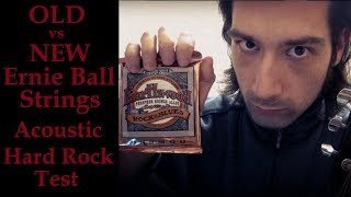 Video thumbnail for Old Worn Vs New, Fresh Ernie Ball Acoustic Strings Comparison: Earthwood 2151 Phosphor Bronze, 10-52 by Gene Willow—Acoustic Metal