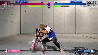 【SF6】 回線治った説 久しぶりの格ゲー