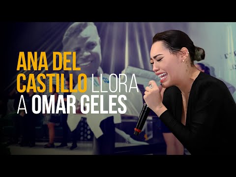 Ana del Castillo canta entre lágrimas Una Hoja en Blanco a Omar Geles | "Te imaginaba"