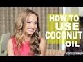 Coconut Oil Beauty Tips From GIADA DE LAURENTIIS.
