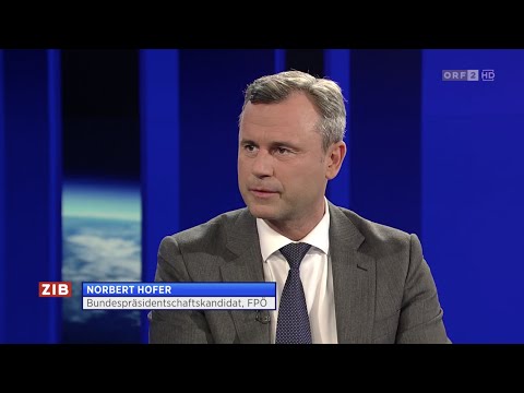 Norbert Hofer - FPÖ-Bundespräsidentschaftskandidat ZIB 2 - 28.1.2016