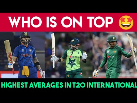 TOP 5 Batsmen With Best Average in T20 International #Cricket #ytshorts #Shorts