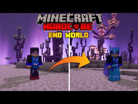 I Survived in END ONLY world in Minecraft Hardcore (Hindi)