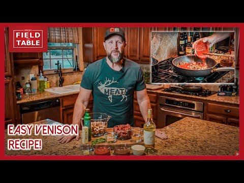 Easy Deer Recipe! Venison Mushroom Cream Sauce