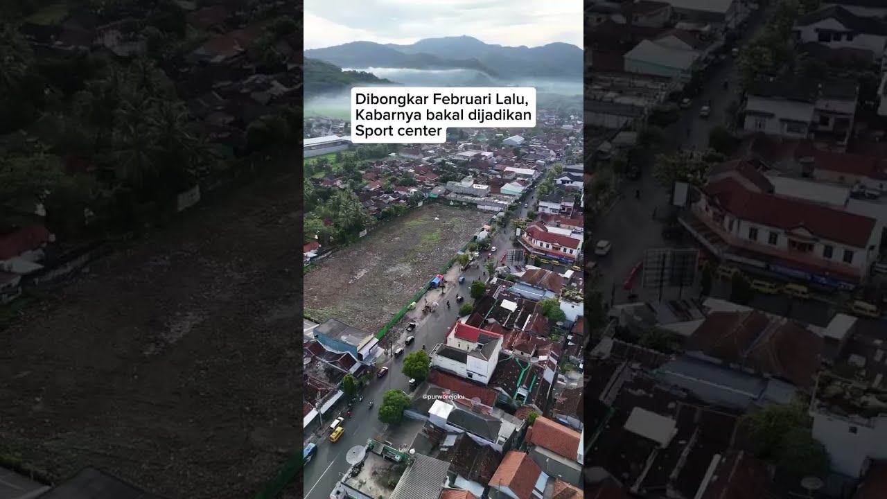 View Plaza Purworejo yang diratakan. Kira-kira akan dibangun apa ya?