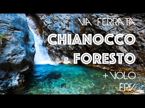 Via Ferrata Orrido di Chianocco e Foresto con volo drone FPV e GoPro - Italia - Piemonte