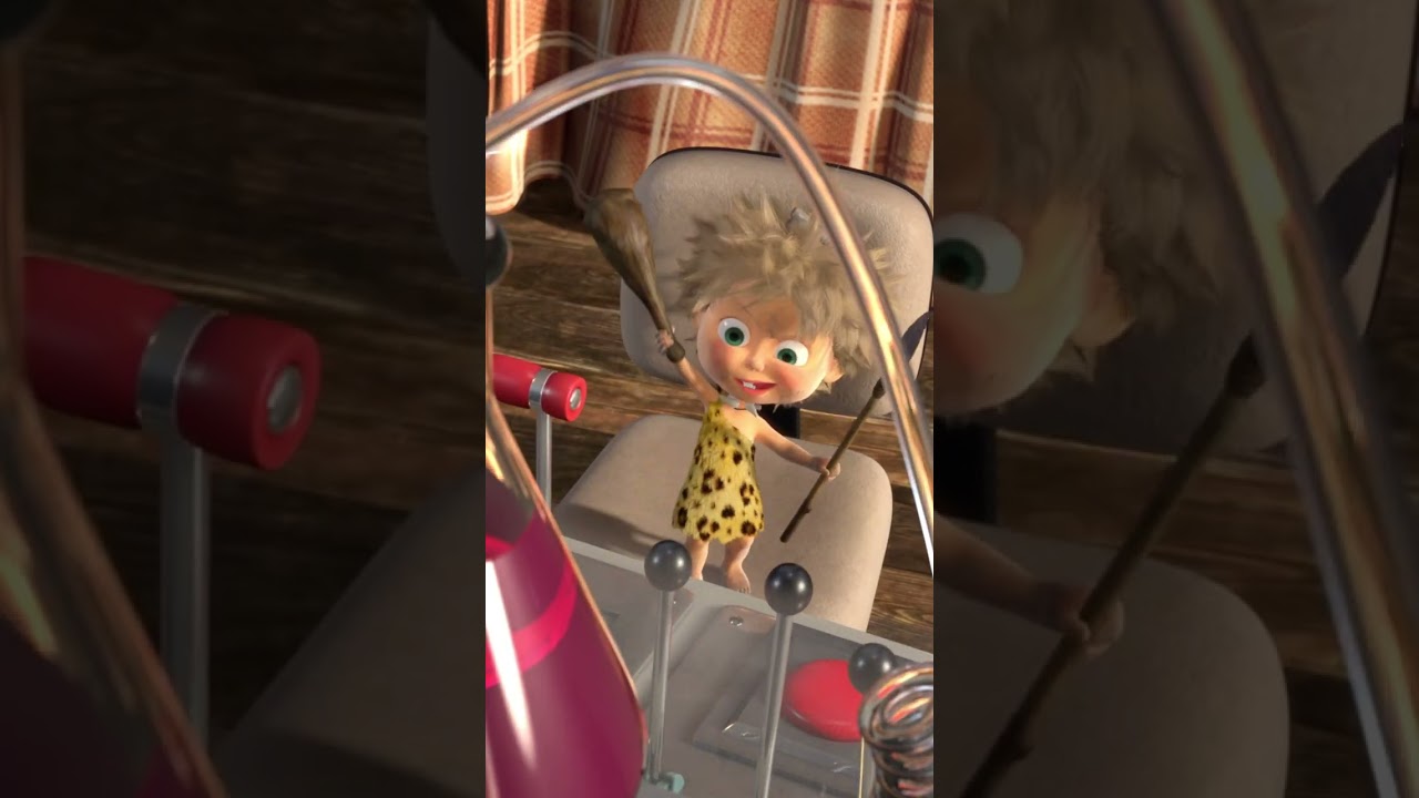 Gros effondrement ! 🕹🦕 #Shorts #LancêtreDeMichka #mashaetmichka #MashaBearFra #animation