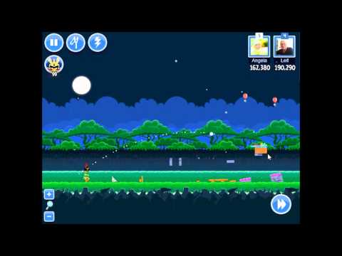 Angry Birds Friends ,Tournament Week 153 Level 2,Get three Star , April 13 2015.