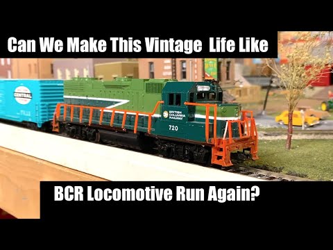 Can We Make This Vintage Life Like BCR Locomotive Run Again?