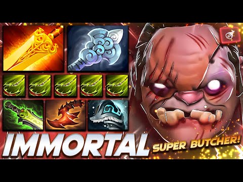 PUDGE SUPER BUTCHER - Dota 2 Pro Gameplay [Watch & Learn]