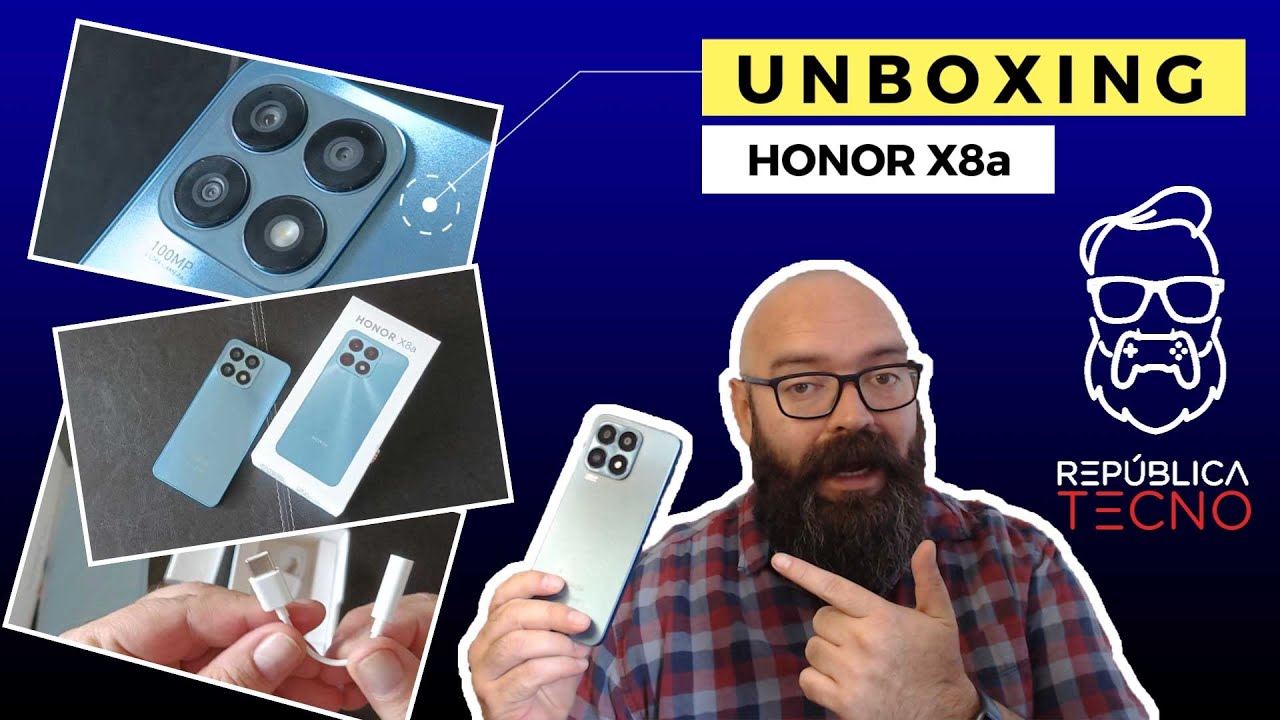 Unboxing HONOR X8a: smartphone potente con tecnología de cámara avanzada