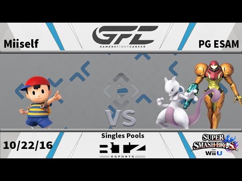 GFC - Singles Pools - Miiself (Ness) vs PG ESAM (Mewtwo, Samus) - Wii U