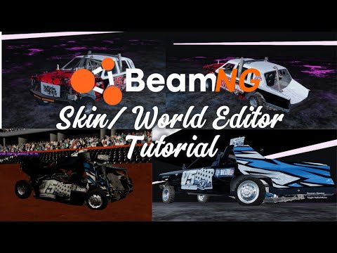 How to make/code Demolition Derby Skins for BeamNG (World Editor Explained)