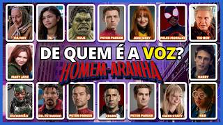 🕸️👨🏻🕷️ 🔊 ADIVINHE PELA VOZ  HOMEM-ARANHA  | Descubra o personagem pela voz | #quiz #buuquiz