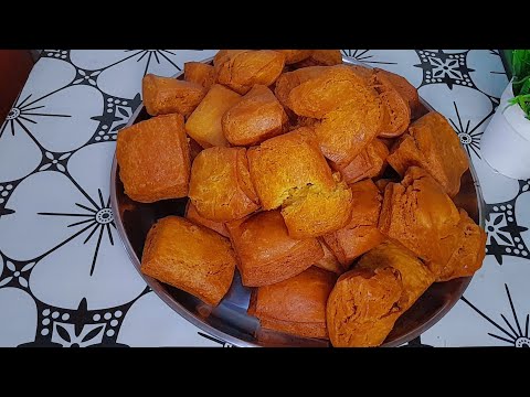How to make Crunchy Half Cakes// Kangumu Recipe//KDF #crispy #delicious #fluffy