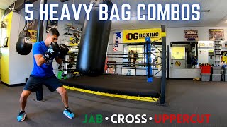 5 Boxing Heavy Bag Combinations