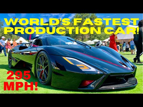 The SSC TUATARA is the WORLD’S FASTEST PRODUCTION CAR with a 295 MPH Top Speed Run!