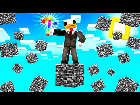SOPRAVVIVO SOPRA UN SOLO BLOCCO DI BEDROCK - Minecraft ITA