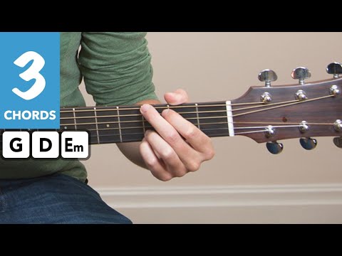 Oasis "Songbird" Easy 3 chord Beginner Guitar Songs (How to play Guitar)