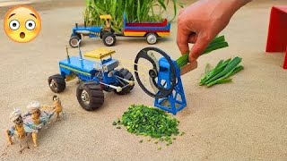 Diy mini chaff cutter machine part 2 | diy mini tractor | @Mini Creative | keepvilla