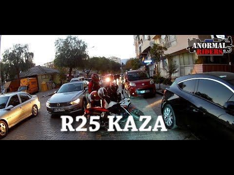 YAMAHA R25 KAZA / 1 gün 2 kaza