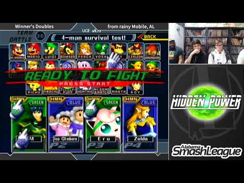 Hidden Power (March 2018): Melee Doubles LR1 - KillerMiller + Nacho (Green) vs. Wreck + Baj (Blue)