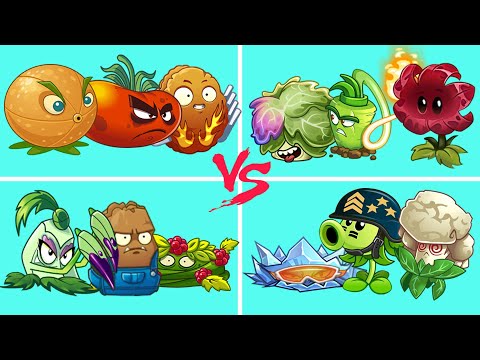 Team Plant Citron+Ultomato+Explode Vs 03 Team Plant - Who Will Win? - PvZ 2 Team Plant