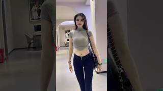 beautiful girl street fashion tiktok #chinesefashion #mejoresstreetfashion #shorts