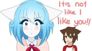 It&#39;s Not Like I Like You!! (Remake ❤) Wolfychu and SweetoTOONS cover + animatic