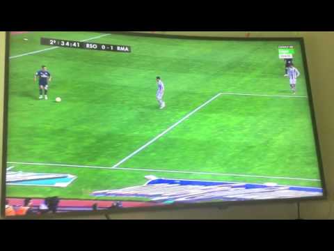 Gol de garet bale real Madrid 1-0 real sociedad