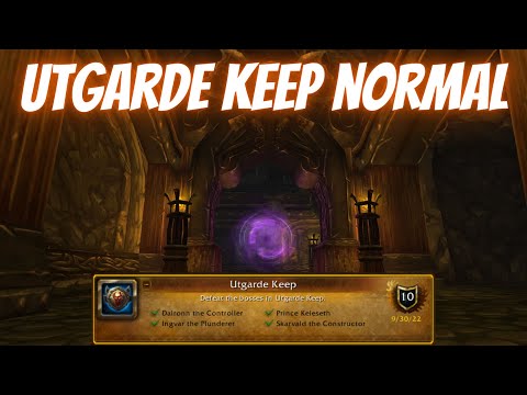 Utgarde Keep Normal Full Run Gehennas World of Warcraft Wrath of the Lich King