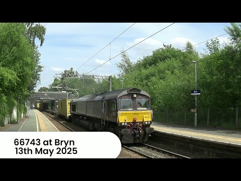 66743 at Bryn - 13th May 2025