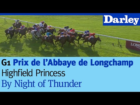 Highfield Princess by Night of Thunder wins the G1 Prix de l'Abbaye de Longchamp