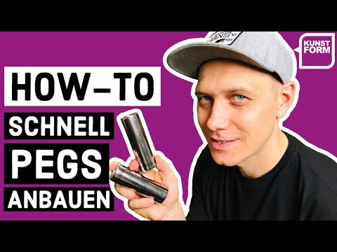 BMX Rad Pegs anbauen | kunstform BMX Shop | how-to Werkstatt 2.0