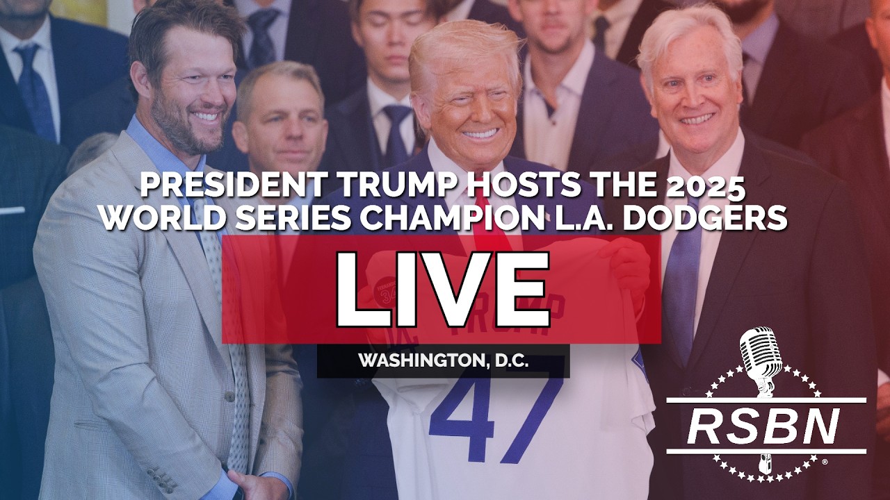 LIVE: President Trump Hosts the 2025 World Series Champion L.A. Dodgers - 07/23/26