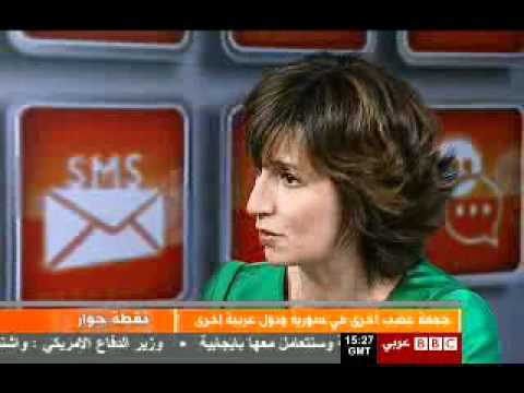 تقرير تلفزيوني لقناة بي سي سي مقابلة برهان غليون للحديث عن الأحداث التي جرت في الجمعة "العظيمة"