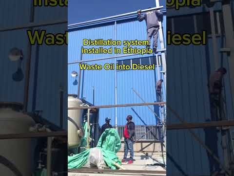 Stainless steel distillation column for chemical usage (2000...