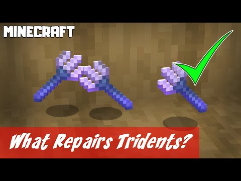 Minecraft - What Repairs Tridents? 1.16.5