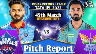 IPL2022 Match 45 - DC vs LSG Today Pitch Report || Wankhede Stadium Mumbai Pitch Report || Dream11