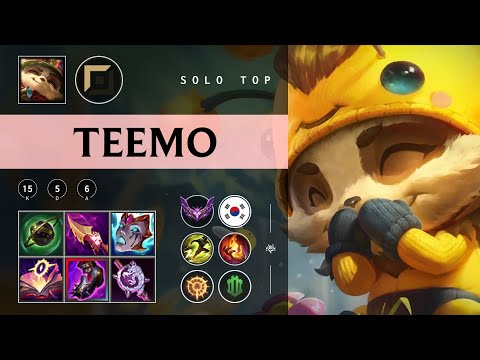 Teemo Top vs Vladimir - KR Master Patch 25.22