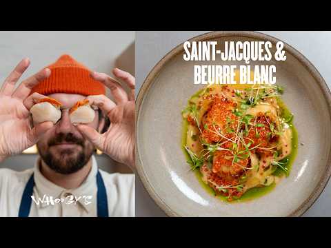 Saint-jacques & beurre blanc 🔥 Une entrée parfaite pour les fêtes
