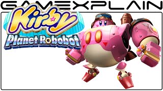 Kirby: Planet Robobot - New Robobot Armor Gameplay & Modes (Beam, Fire, & Sword)