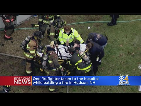Firefighter Rescued After Falling Through Floor At Hudson, NH Fire