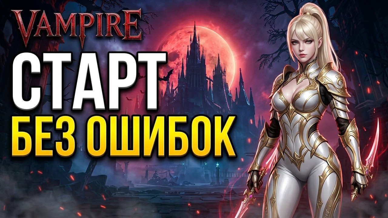 Не запори старт в Vampire: 7 главных ошибок новичка