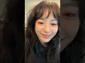 Han Hyojoo Instagram Live